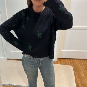 Zadig Navy Stars Sweater